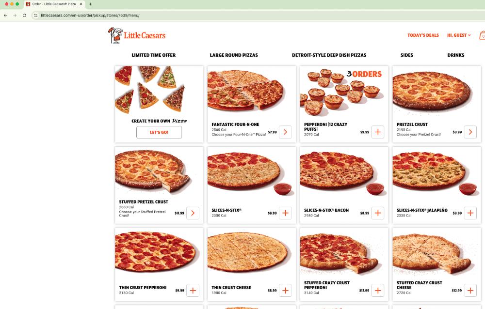 Little Caesars Menu image 1