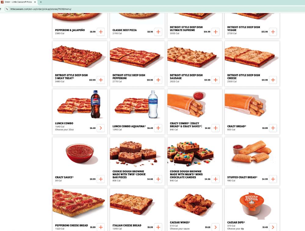 Little Caesars Menu image 2